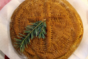 Постный содовый хлеб в канун Рождества