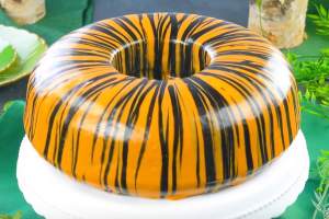 Морковный торт Полосатый тигр