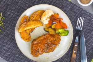Куриная грудка с овощами - вкусный ужин