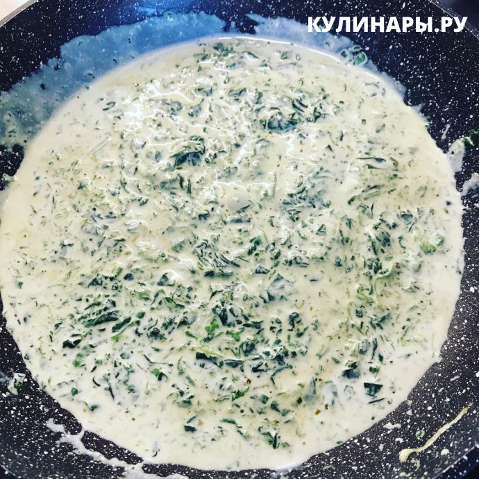 Рецепт зелёной пасты со шпинатом и сыром 4